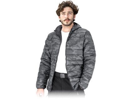 28981 izolovana ochranna bunda pre muzov farba camo black velkost 2xl
