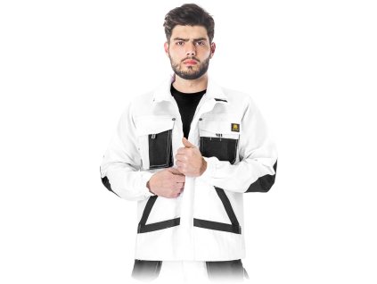 Ochranná mikina ox.05.789 ogr-j pre mužov (Farba Bielo-Čierno-Šedé, Veľkosť 2XL)