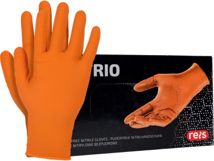 29083 nitrilove rukavice pre muzov farba oranzova velkost l