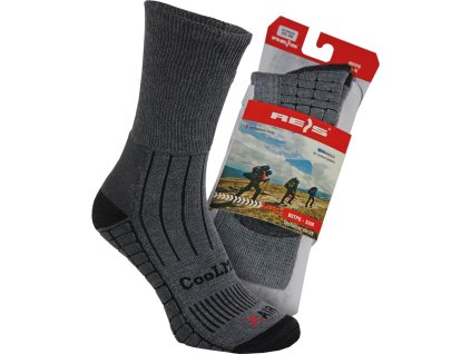 Ponožky pre mužov (Farba Sivá/Ocelová, Veľkosť L (39-42))