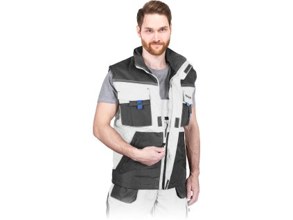 Izolovaná ochranná návleka pre mužov (Farba Bielo-Sivo-Modré, Veľkosť 2XL)