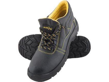 Bezpečnostná obuv pre ženy (Farba Čierna A Žltá, Veľkosť 36)