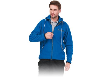 Ochranná flísová mikina pre mužov (Farba Modrá, Veľkosť 2XL)