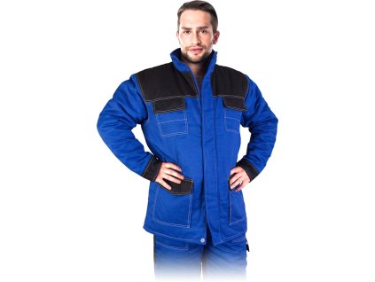 Izolovaná ochranná bunda pre mužov (Farba Modročierna, Veľkosť 2XL)