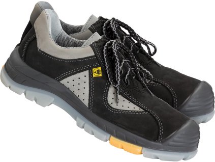 Bezpečnostná obuv pre mužov (Farba Čierna A Sivá, Veľkosť 39)
