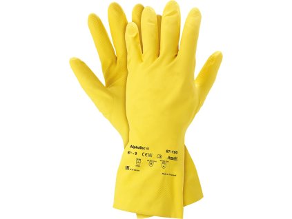 Ochranné rukavice pre mužov (Farba Žltý, Veľkosť 7)