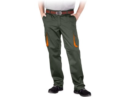 Ochranné nohavice s dlhým pásom pre mužov (Farba Khaki-Oranžová, Veľkosť 46)