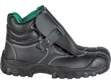 Bezpečnostná obuv pre mužov (Farba Čierna A Zelená, Veľkosť 39)