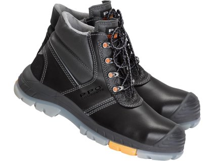 Bezpečnostná obuv pre mužov (Farba Čierna A Sivá, Veľkosť 39)