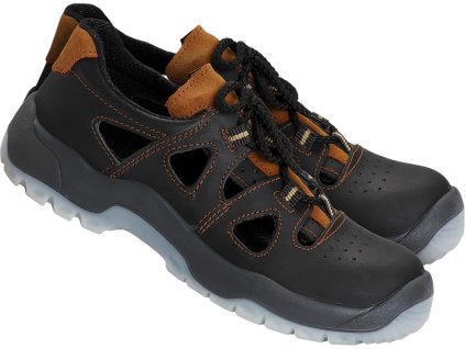 Bezpečnostná obuv pre mužov (Farba Čierno-Sivo-Hnedá, Veľkosť 39)