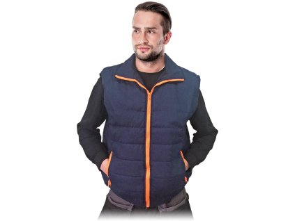 Izolovaný ochranný rukáv pre mužov (Farba Námornícka Modro-Oranžová, Veľkosť 2XL)