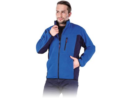 Ochranná flísová mikina pre mužov (Farba Námornícka Modrá, Veľkosť 2XL)