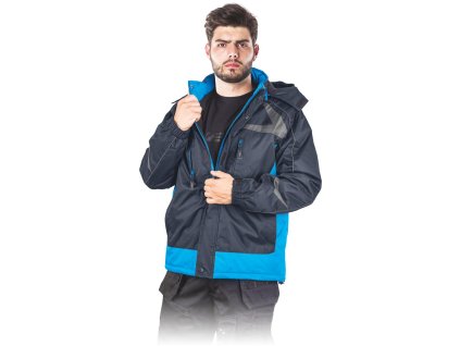 Izolovaná ochranná bunda pre mužov (Farba Námornícka Modrá, Veľkosť 2XL)