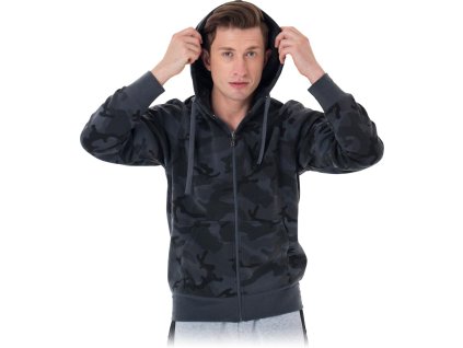 Ochranná mikina pre mužov (Farba Camo-Black, Veľkosť 2XL)
