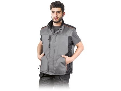 Izolovaný ochranný rukáv pre mužov (Farba Sivočierna, Veľkosť 2XL)