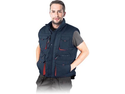 Izolovaný ochranný rukáv pre mužov (Farba Námornícka Modro-Červená, Veľkosť 2XL)