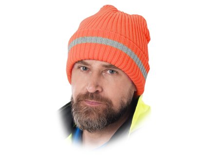 Izolovaná ochranná čiapka (Farba Oranžovo-Stribrierna, Veľkosť UNI)