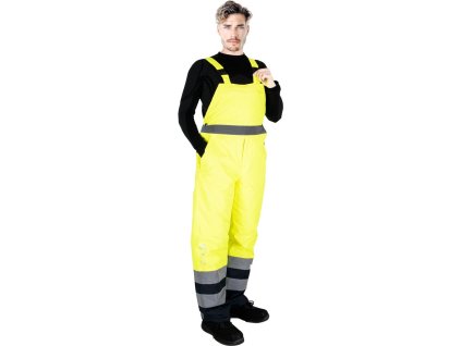 Izolované ochranné nohavice bigbang pre mužov (Farba Žlto-Námornícka Modrá, Veľkosť 2XL)