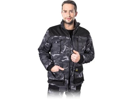 Izolovaná ochranná bunda pre mužov (Farba Camo-Black, Veľkosť 2XL)