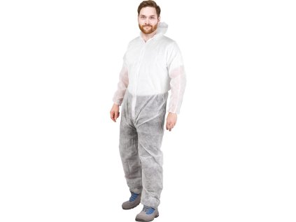 Montérky (Farba Biela, Veľkosť 2XL)