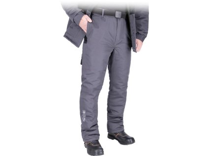 Ochranné nohavice dlhé v pase pre mužov (Farba Sivočierna, Veľkosť 48)