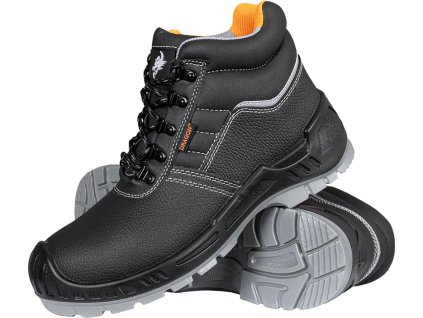 Bezpečnostná obuv pre mužov (Farba Čierna A Oranžová, Veľkosť 39)