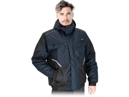Izolovaná ochranná bunda pre mužov (Farba Navy, Veľkosť 2XL)