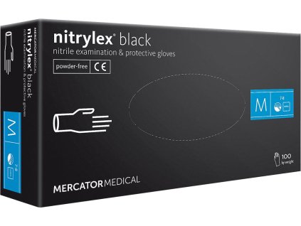 Nitrilové rukavice 8% dph pre mužov (Farba Čierna, Veľkosť L)