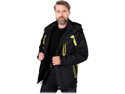 31396 izolovana ochranna bunda pre muzov farba bse velkost 4xl