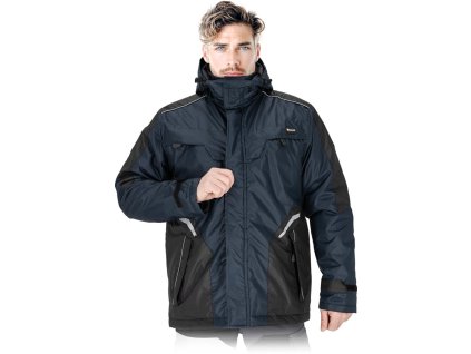 Izolovaná ochranná bunda pre mužov (Farba Navy, Veľkosť 2XL)