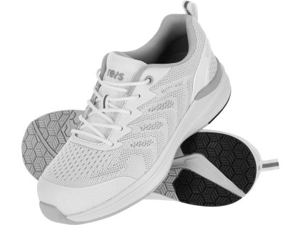 Bezpečnostná obuv pre mužov (Farba Bielo-Sivá, Veľkosť 39)