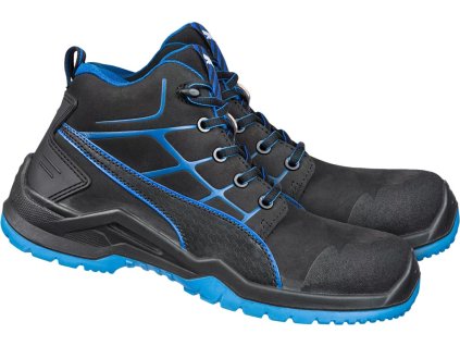 Bezpečnostná obuv pre mužov (Farba Čierna A Modrá, Veľkosť 40)