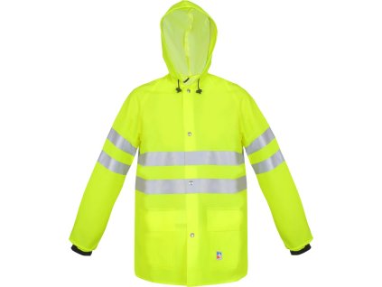 Ochranná dažďová bunda pre mužov (Farba Žltý, Veľkosť 48)