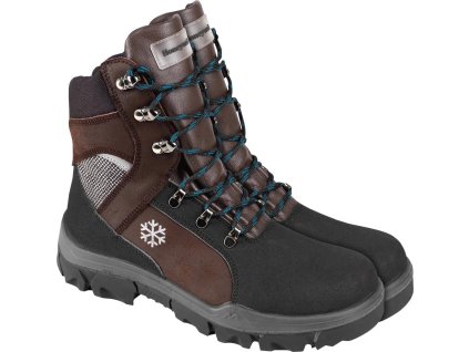 Bezpečnostná obuv pre ženy (Farba Hnedo-Čierno-Červená, Veľkosť 37)