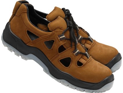 Bezpečnostná obuv pre mužov (Farba Hnedočierna, Veľkosť 39)