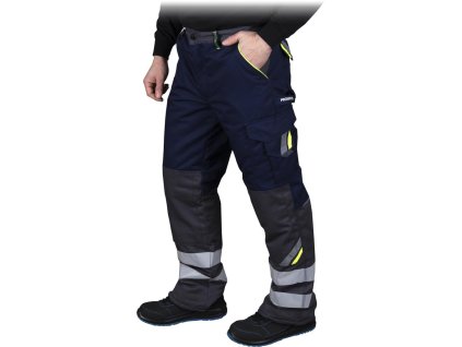 Izolované ochranné nohavice pre mužov (Farba Námornícka-Žltá-Šedá, Veľkosť 2XL)