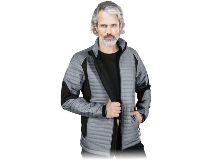 31852 ochranna bunda pre muzov farba sivocierna velkost 2xl