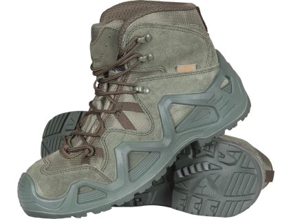 Členkové topánky pre mužov (Farba Khaki, Veľkosť 39)