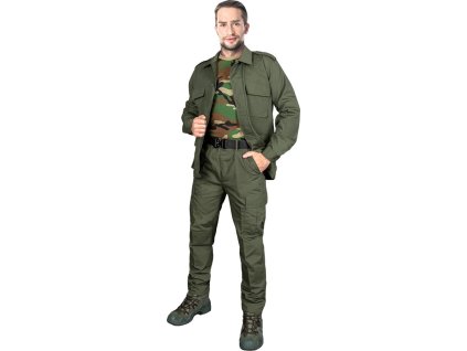 Ochranné odevy pre mužov (Farba Zelená, Veľkosť 2XL)