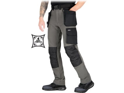 31981 ochranne nohavice s dlhym pasom pre muzov farba zelena velkost 46