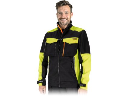 Ochranná mikina pre mužov (Farba Čierna-Žltá-Oranžová, Veľkosť 2XL)