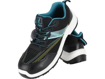 Bezpečnostná obuv pre mužov (Farba Čierno-Modro-Biele, Veľkosť 39)