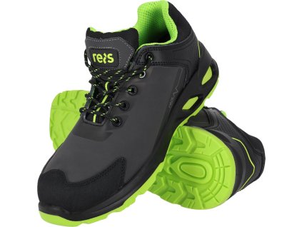 32098 bezpecnostna obuv pre muzov farba sedo zelena velkost 39