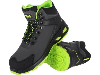 32101 bezpecnostna obuv pre muzov farba sedo zelena velkost 39