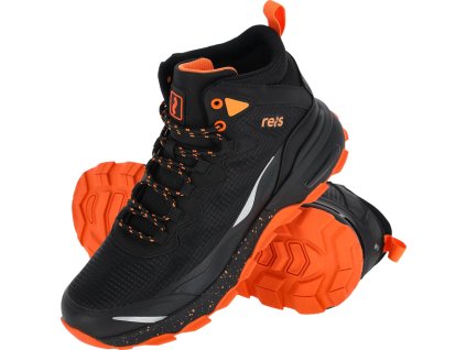 Členkové topánky pre mužov (Farba Čierna A Oranžová, Veľkosť 39)