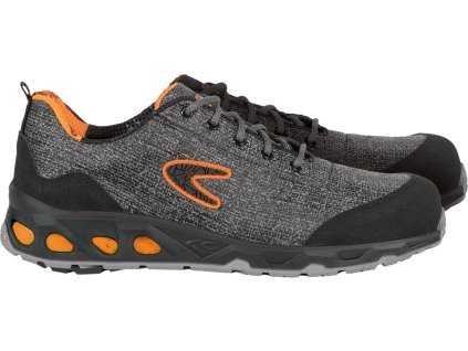Bezpečnostná obuv pre mužov (Farba Ocel-Čierno-Oranžová, Veľkosť 36)