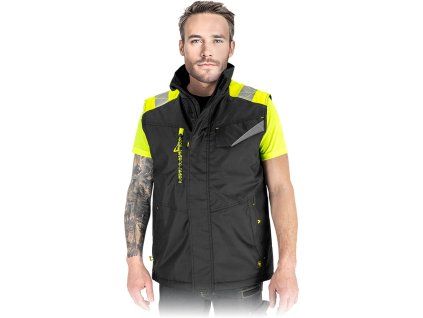 32308 1 izolovana ochranna navleka pre muzov farba cierna a zlta velkost 2xl