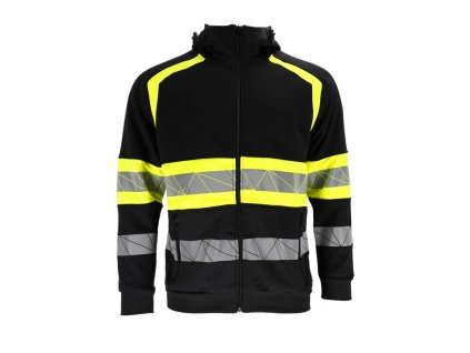 Reflexná pracovná mikina s kapucňou L.HOLLMAN