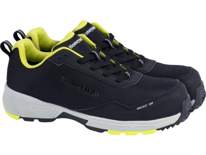 Bezpečnostná obuv pre mužov (Farba Čierna A Žltá, Veľkosť 35)