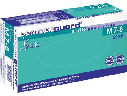 Nitrilové rukavice 8% dph pre mužov (Farba Modrá, Veľkosť L)